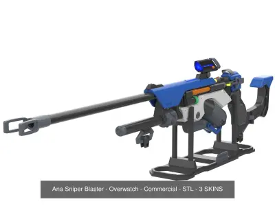 Overwatch - Part 1 - 15 Printable models - STL - Commercial 3D Model Pack