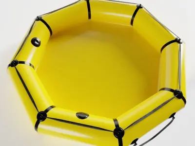Life Raft Low-poly 3D model