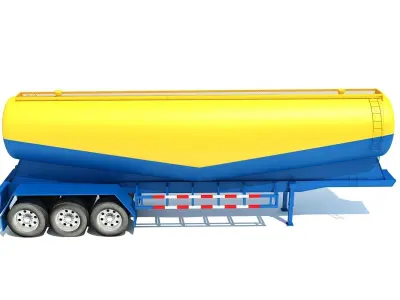 Tanker Trailer 3D model purchase