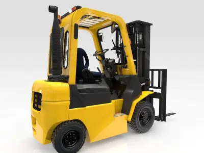 Forklift Animated  Smart 3D model