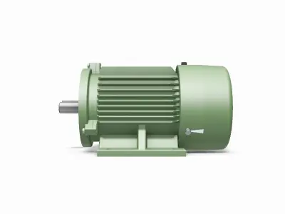 90S B34b Left IEC electric motor - 3D CAD model 3D model