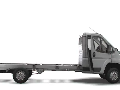 Peugeot Boxer Chassis HQInterior SCab 4035WBXL 2023 3D model
