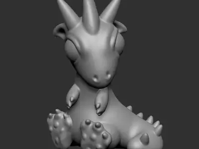 Baby Dragon 3D print model buy