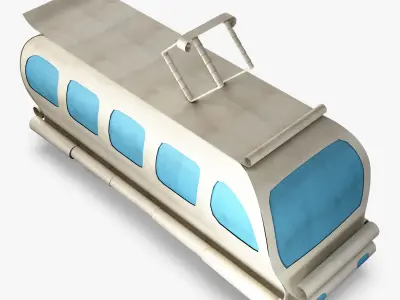 Tram Paper v 1 3D model