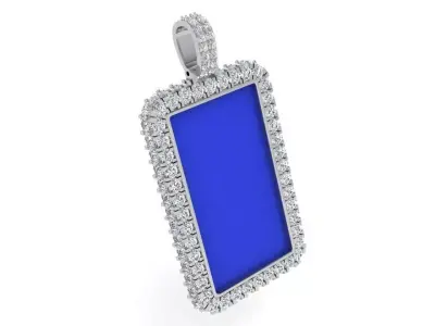 Military Style Halo Pendant 3726 3D print model