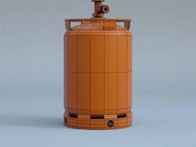 Propane Gas Tank 3D model
