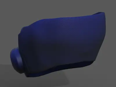 Helmet scifi military combat 3d  Low-poly 3D model order