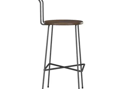 Anna Stool Iron 3D model