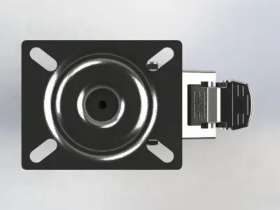 Rodizio Schioppa GL 514 PE G Wheel 3D model