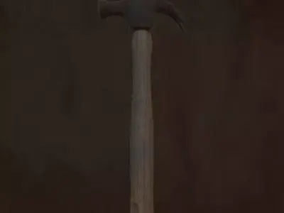 Low Poly Tools Pack - PBR Game Ready Sickle Pliers Hammer