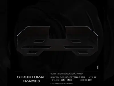 22 Structural Frames Vol 1 SUBD 3D model