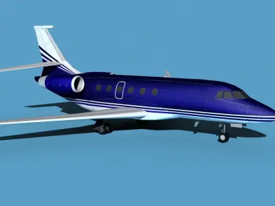 Dassault Falcon 2000 V01 3D model purchase
