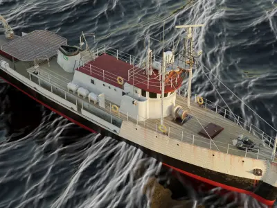 Calypso - Blender - FBX - OBJ - 3DS - DEA 3D model