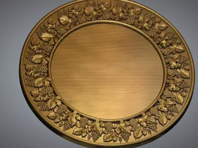 Round Frame 3D print model purchase