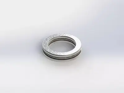 Rolamento Axial de Esferas 51112 SKF Thrust Ball Bearing 3D model