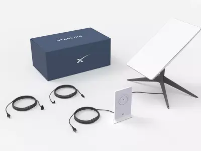 Starlink satellite dish 3D model