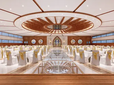 Hotel Banquet Hall 3D model