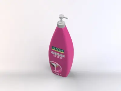 Shampoo and Conditioner Low-poly 3D model