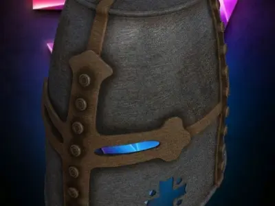 Knight Helmet 3D model get