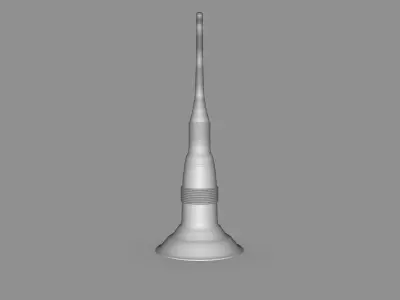 Generic Car Antenna Free 3D model