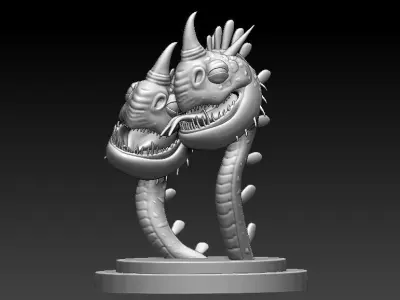 Cremallerus espantosus 3D print model