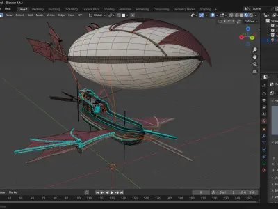 Air Ship 3D model