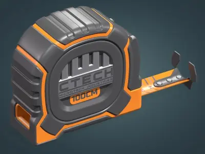 Tape Measure Low-poly 3D model get