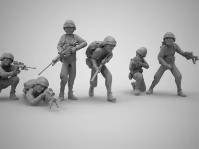 Toy Soldiers 3D print model