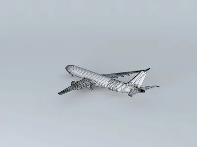Template Airbus A330F Free 3D model
