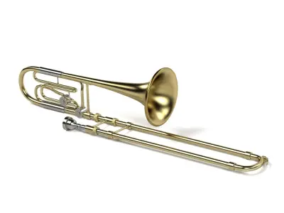 Brass Musical Instruments 3D model
