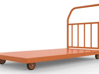 Generic Cart Heavy Duty Transport 03 3D model