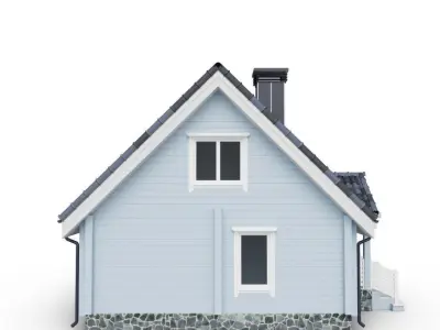 Private house 3D model buy