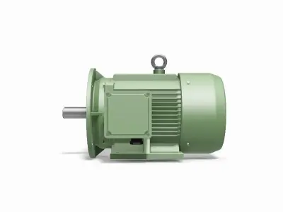 160M B35 Right IEC electric motor - 3D CAD model 3D model