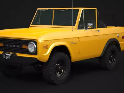 Bronco 4x4 1966 3D model