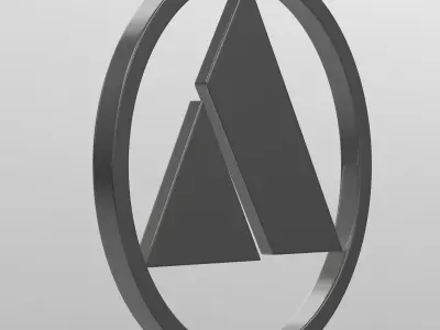 autobianchi logo 3D model by 3dlogoman