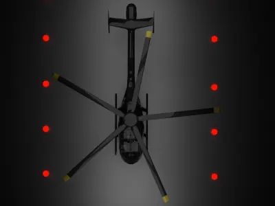 Rogue Assassin helicopter  Free low-poly 3D model