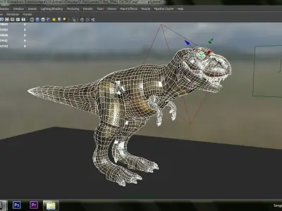 T-Rex t - rex dinosaur 3D model get