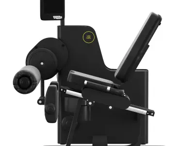Biostrength Leg Curl 3D model