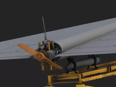 Shahed-136 Drone Game Ready Model Low-poly 3D model