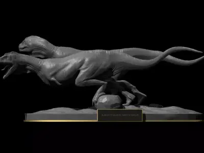 ALBERTOSAURUS SARCOPHAGUS 3D PRINT MODEL 3D print model purchase