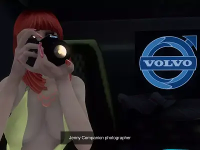 Pack of beautiful female companions for ets2 trucks