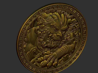 foo dog 3D print model