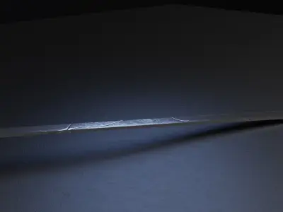 Katana Sword game ready Free low-poly 3D model