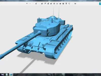 Heavy Tank T 29 3D print model
