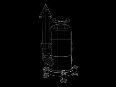 Classic Game Machine 3d low-Poly game-asset Low-poly 3D model