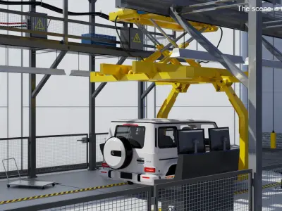  Automatic Vehicle Body Conveyor 