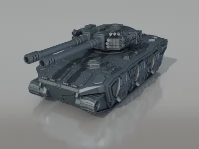 Battle tank V-5 -model for 3d printer 3D print model