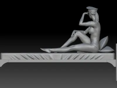 WAKE UP POLICE GIRL 1 3D print model