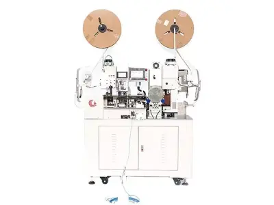 Automatic Terminal Cutting Bending and Crimping Machine 3D model