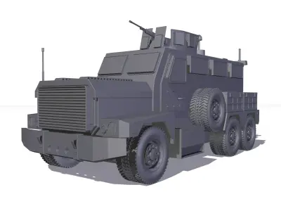 COUGAR ARMORED VEHICLE 3D model